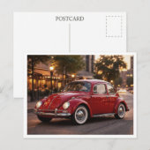 Carte Postale Volkswagen Beetle (Devant / Derrière)