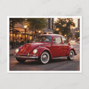 Carte Postale Volkswagen Coccinelle