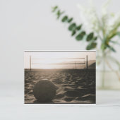 Carte Postale Volley-ball dans le sable (Debout devant)
