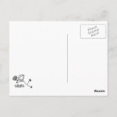 Carte Postale Volley-ball de base à bascule masculin (Dos)