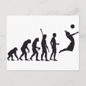 Carte Postale volley-ball évolution (Devant)