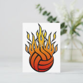 Carte Postale Volley-ball flamboyant (Debout devant)