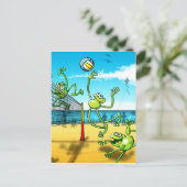 Carte Postale Volley-ball Frog (Debout devant)