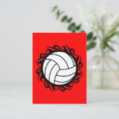 Carte Postale volley-ball tribal (Debout devant)