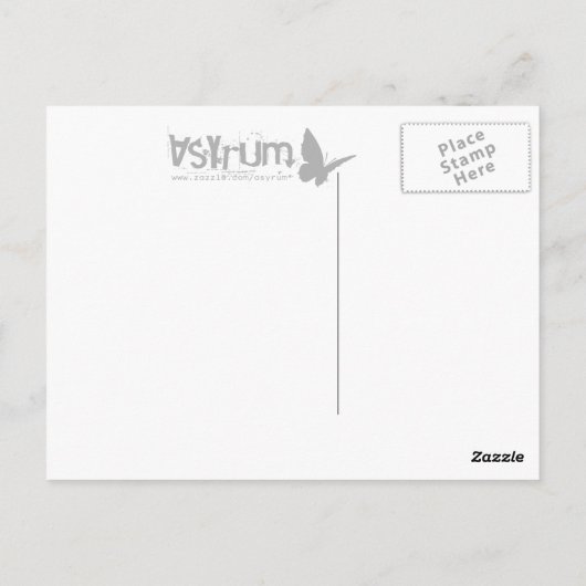 Carte Postale volley-ball tribal (Dos)