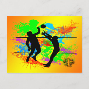 Carte Postale Volleyball