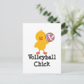 Carte postale Volleyball Chick (Debout devant)