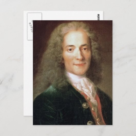 Carte Postale Voltaire (Devant / Derrière)