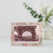 Carte Postale Volubilis, ville romaine au Maroc (Debout devant)