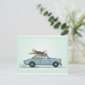 Carte Postale Volvo 122s vintage Amazon (Debout devant)