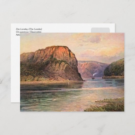 Carte Postale Von Astudin, The Lorelei (die Loreley) (Devant / Derrière)