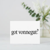 Carte Postale Vonnegut (Debout devant)