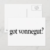 Carte Postale Vonnegut (Devant / Derrière)