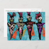 Carte Postale Voodoo Dolls (Devant / Derrière)