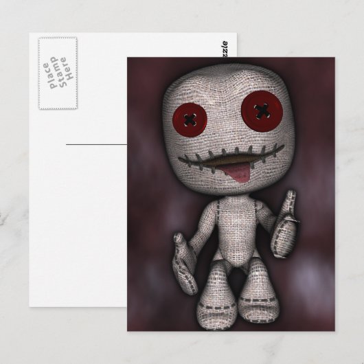 Carte Postale Voodoo Dolly (Devant / Derrière)