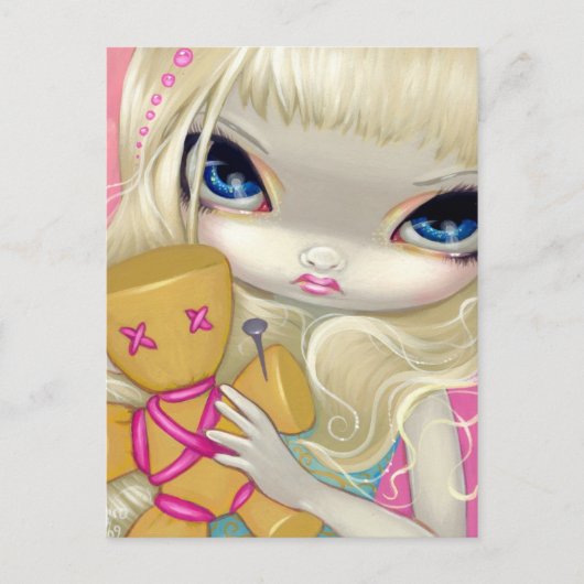 Carte postale "Voodoo en rose" (Devant)