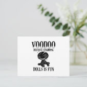 Carte Postale Voodoo Sayings | Voodoo Doll Magic Curse Gift (Debout devant)