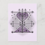 Carte Postale Voodoo Vévé pour Manman Brigit (Devant)