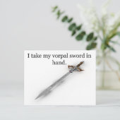 Carte Postale Vorpal (Debout devant)