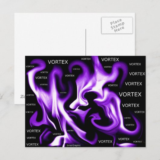 Carte Postale "VORTEX" Abraham-Hicks (Devant / Derrière)