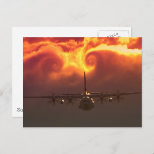 Carte Postale Vortex C-130 (Devant / Derrière)