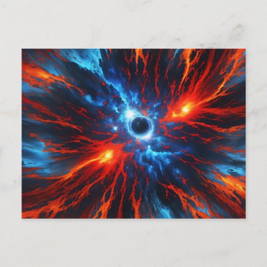Carte Postale Vortex nébuleux (Devant)