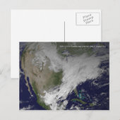 Carte Postale Vortex polaire 2014 Vague froide nord-américaine (Devant / Derrière)