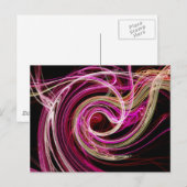 Carte Postale Vortex rose (Devant / Derrière)