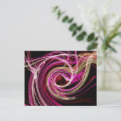 Carte Postale Vortex rose (Debout devant)