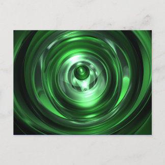 Carte Postale Vortex vert