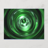 Carte Postale Vortex vert (Devant)
