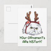 Carte Postale Vos ornements sont l'histoire (Devant / Derrière)