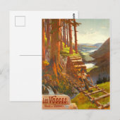 Carte Postale Vosges, Pont en Bois, France (Devant / Derrière)