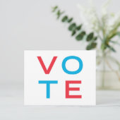 Carte Postale vote (Debout devant)