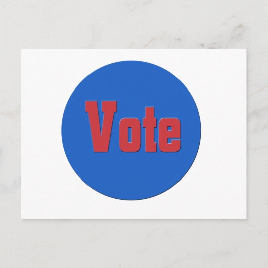 Carte Postale vote (Devant)