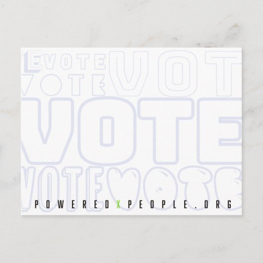 Carte postale Vote (Devant)
