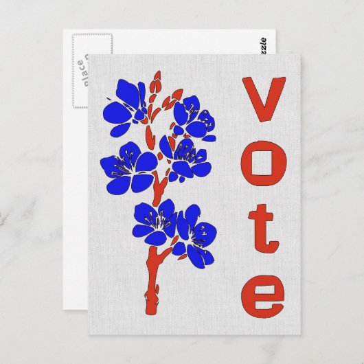 CARTE POSTALE VOTE 2012 (Devant / Derrière)