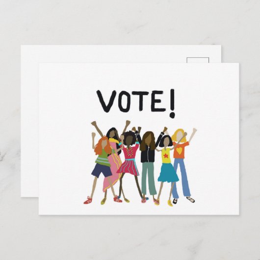 Carte Postale Vote 2020 (Devant / Derrière)