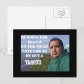 CARTE POSTALE VOTE 4 JG (Devant / Derrière)