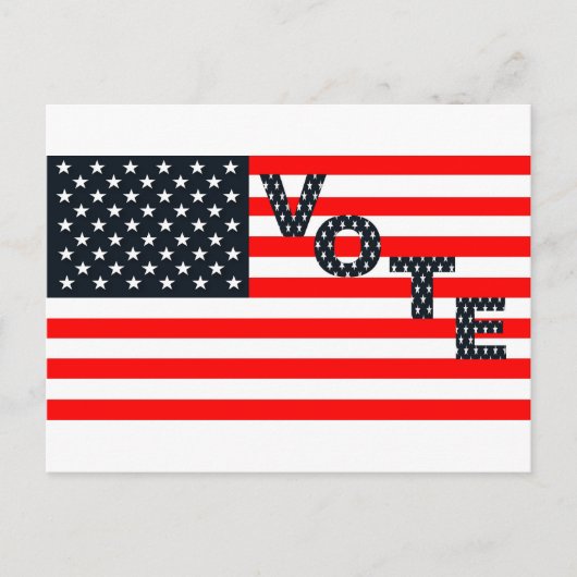 Carte Postale Vote américain (Devant)