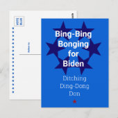 Carte postale Vote Biden Trump Election (Devant / Derrière)