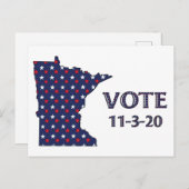 Carte Postale Vote du Minnesota (Devant / Derrière)