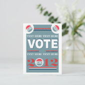 Carte Postale Vote électoral (Debout devant)