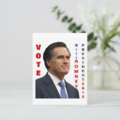 Carte postale Vote Mitt Romney 2012 (Debout devant)