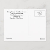 Carte Postale Vote Nancy Pelosi (Dos)