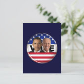 Carte Postale Vote Obama & Biden (Debout devant)