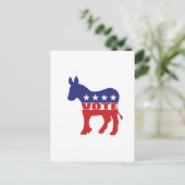 Carte Postale Vote Parti démocrate (Debout devant)