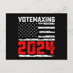 Carte Postale VoteMaxing 2024 Élection présidentielle de Trump