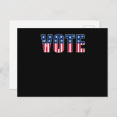 CARTE POSTALE VOTER (Devant / Derrière)