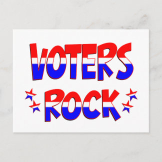 Carte Postale Voters Rock